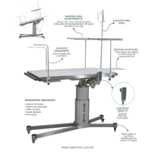 Mesa Veterinária Suprema Master